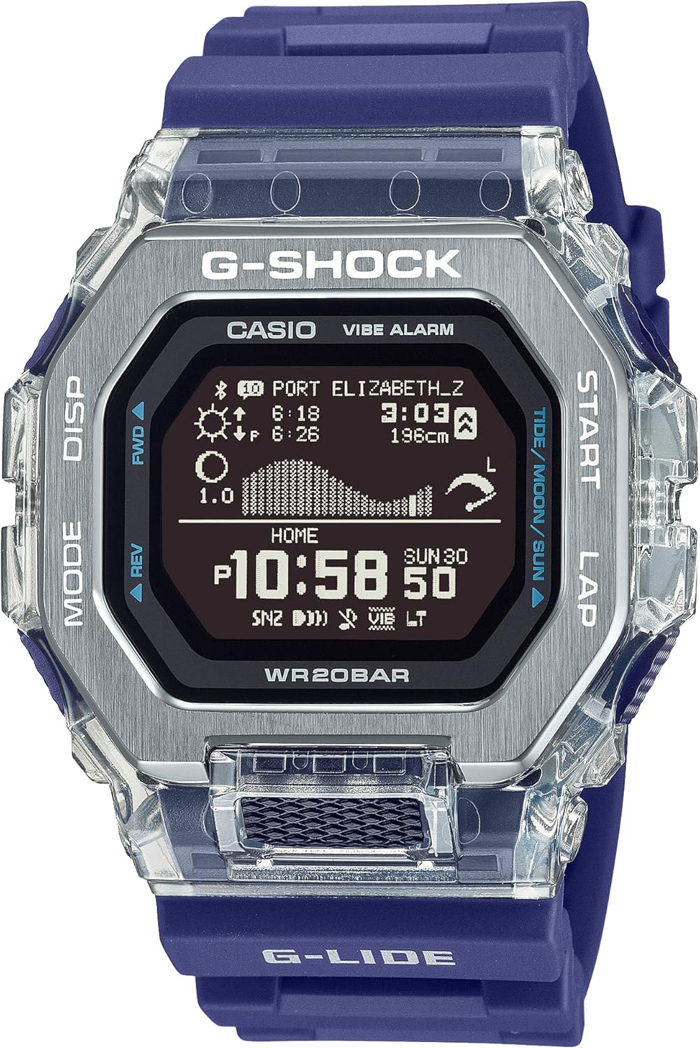 Reloj CASIO G-Shock G-LIDE GBX-100S-2JF en color azul