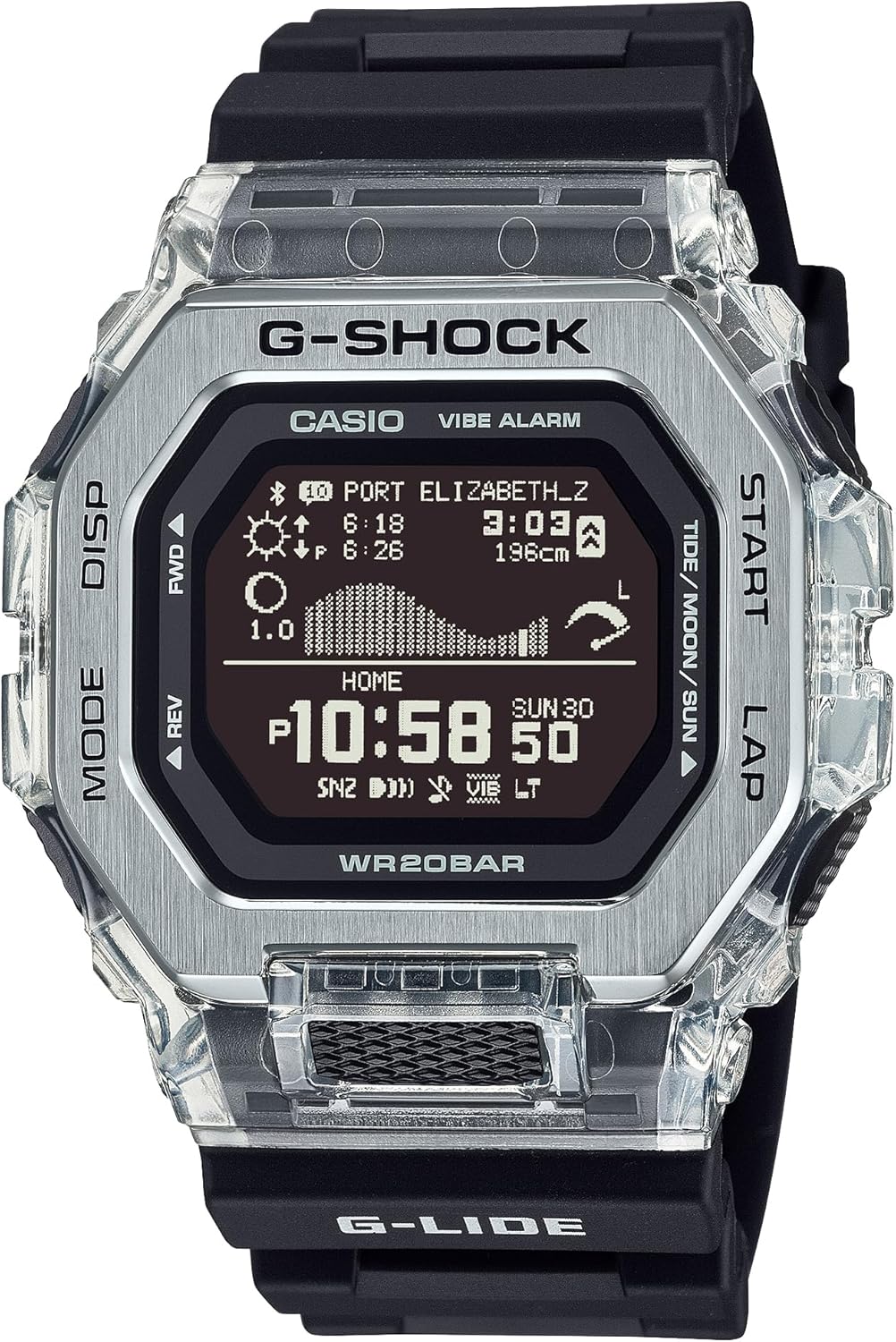 Reloj CASIO G-Shock G-LIDE GBX-100S-1JF en color negro