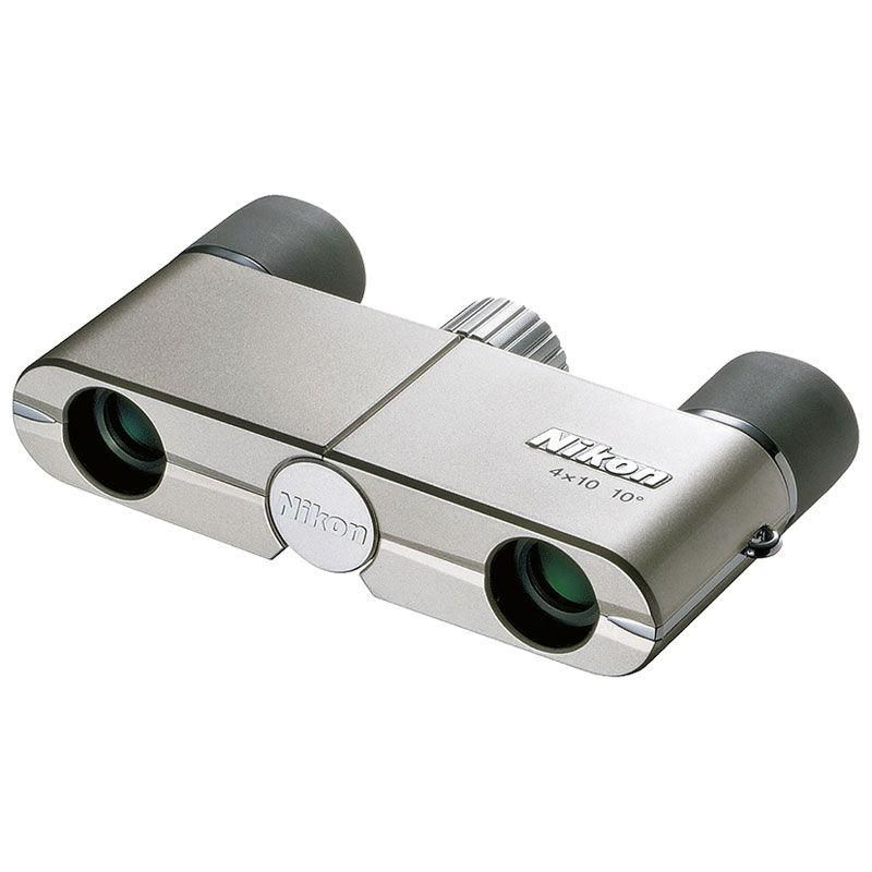 Binoculares Nikon Yu 4X10D CF en color Champagne Gold